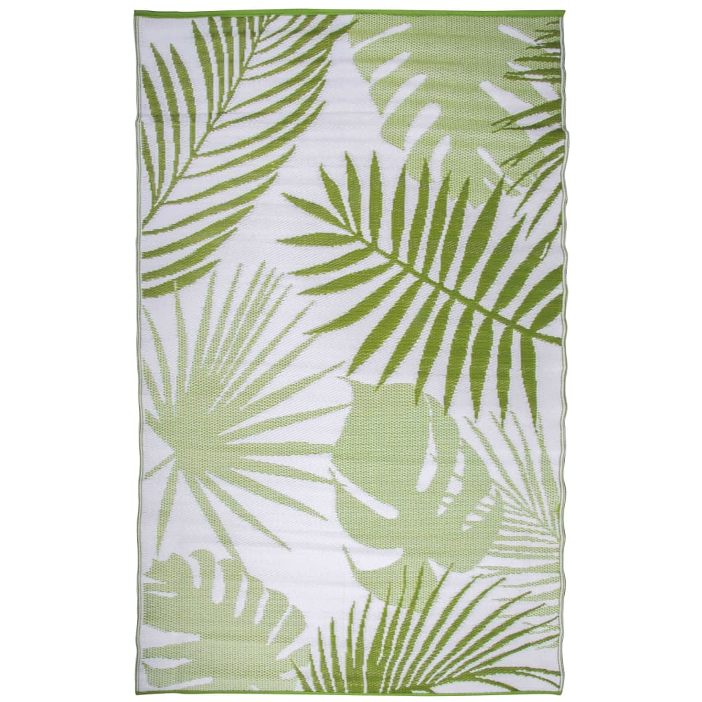 Esschert Design Tapis d'extérieur 241x152 cm Feuilles de jungle OC22