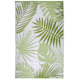 Esschert Design Tapis d'extérieur 241x152 cm Feuilles de jungle OC22