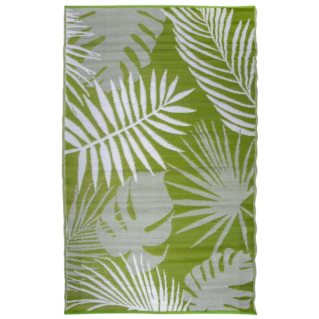 Esschert Design Tapis d'extérieur 241x152 cm Feuilles de jungle OC22