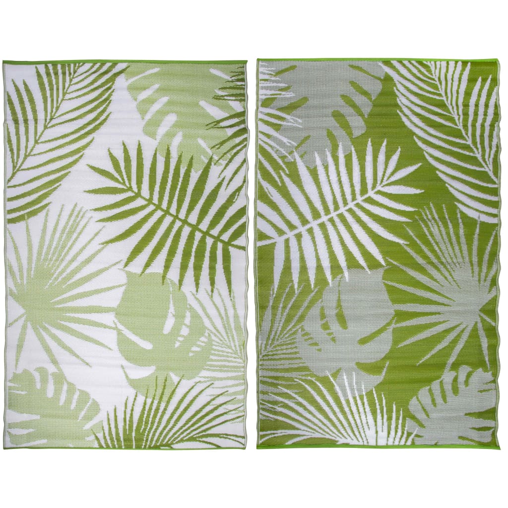 Esschert Design Tapis d'extérieur 241x152 cm Feuilles de jungle OC22