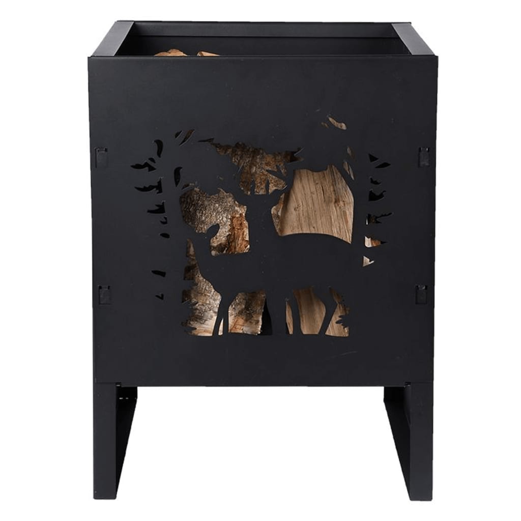 Esschert Design Square Fire Basket Deer