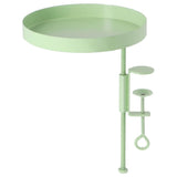 Esschert Design Plateau pour plantes avec pince Rond Vert M