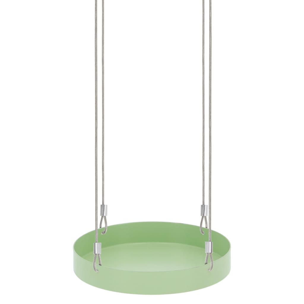 Esschert Design Plateau suspendu pour plantes Rond Vert S