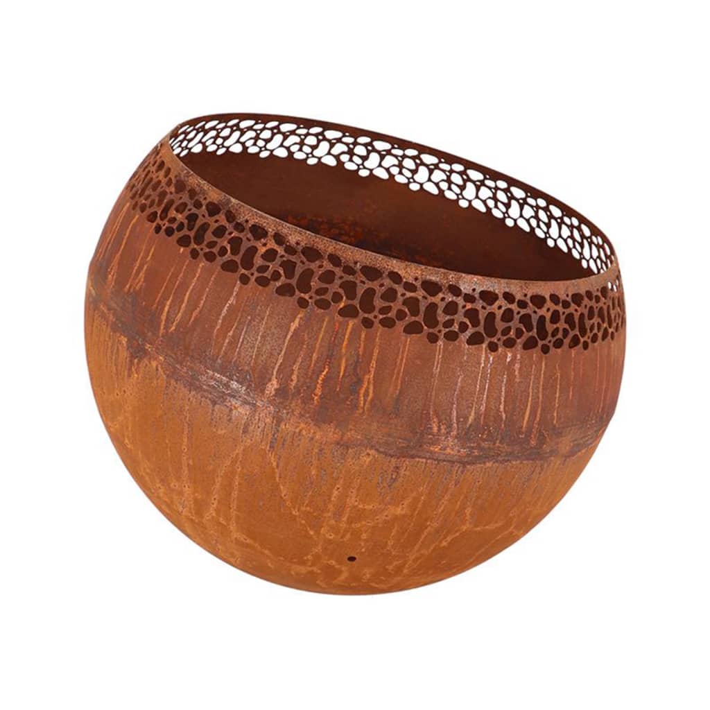 Esschert Design Rust Speckled Ball Fire Bowl