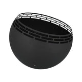 Esschert Design Striped Fire Bowl Black