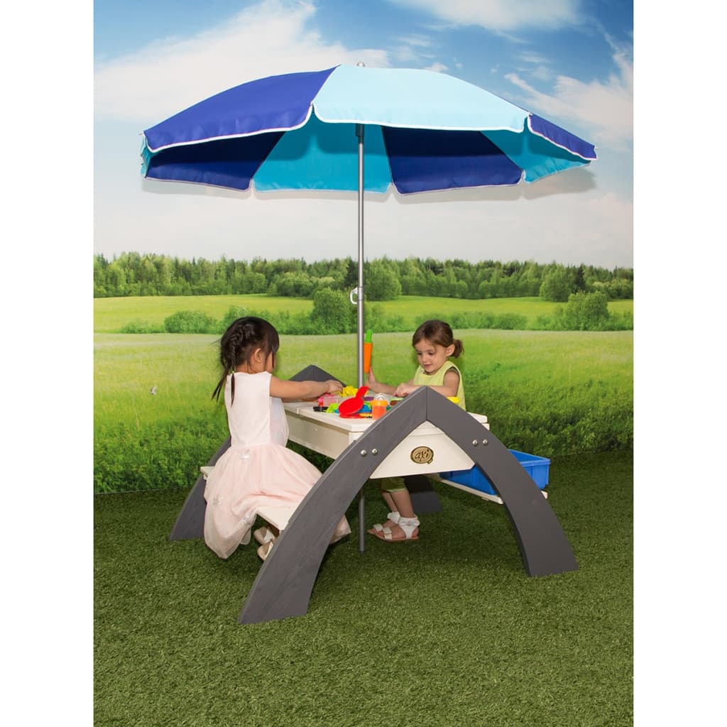 AXI Delta Children's Picnic Table Grey and White A031.023.00