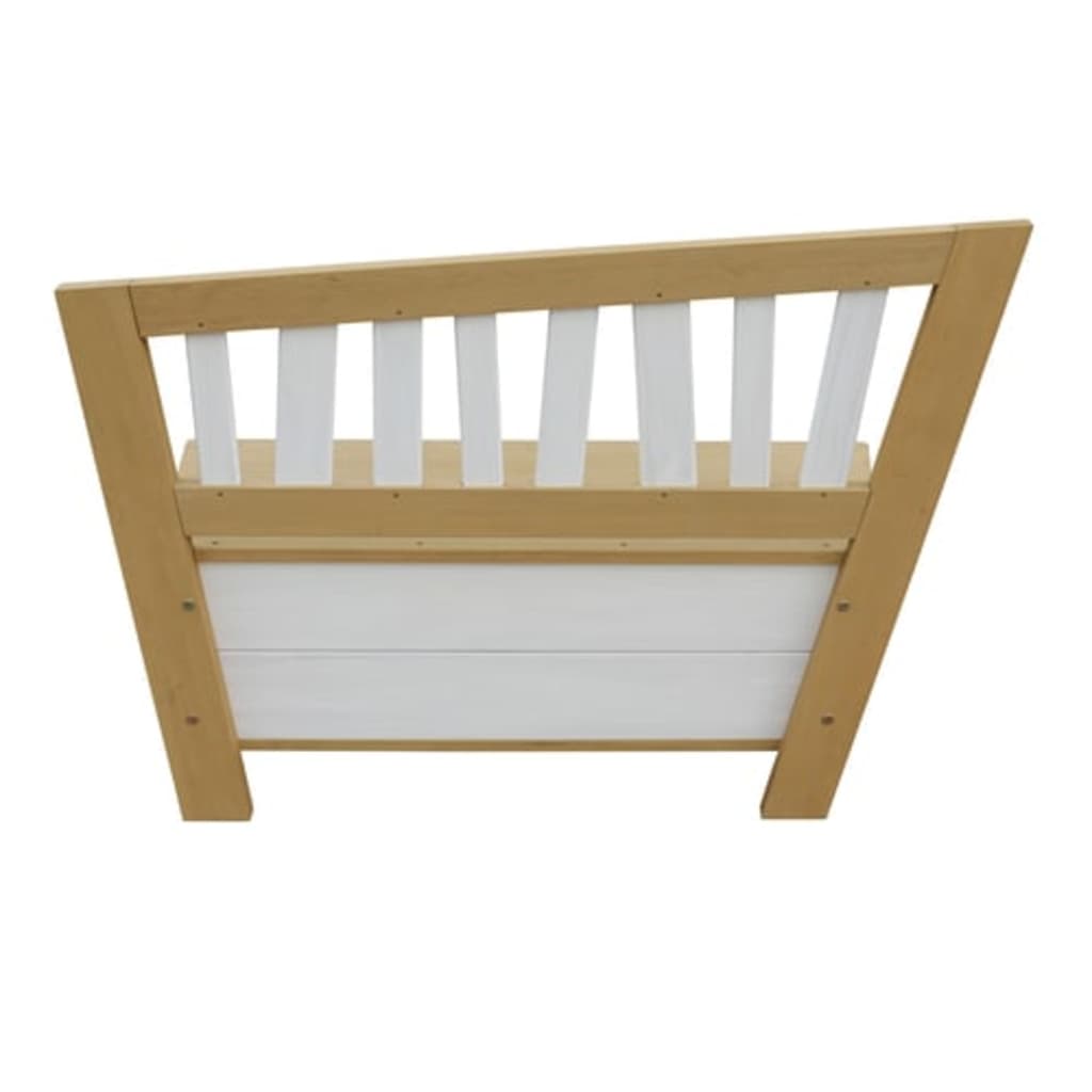 AXI Banc de rangement Corky Marron et blanc