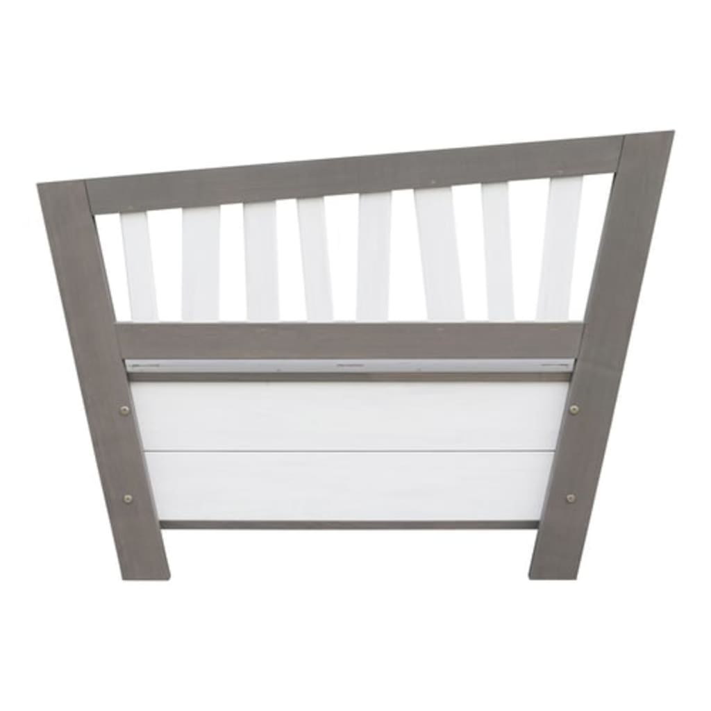 AXI Banc de rangement Corky Gris et blanc