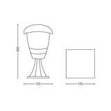 Lampadaire - PHILIPS - Creek - Petit - E27 - IP44
