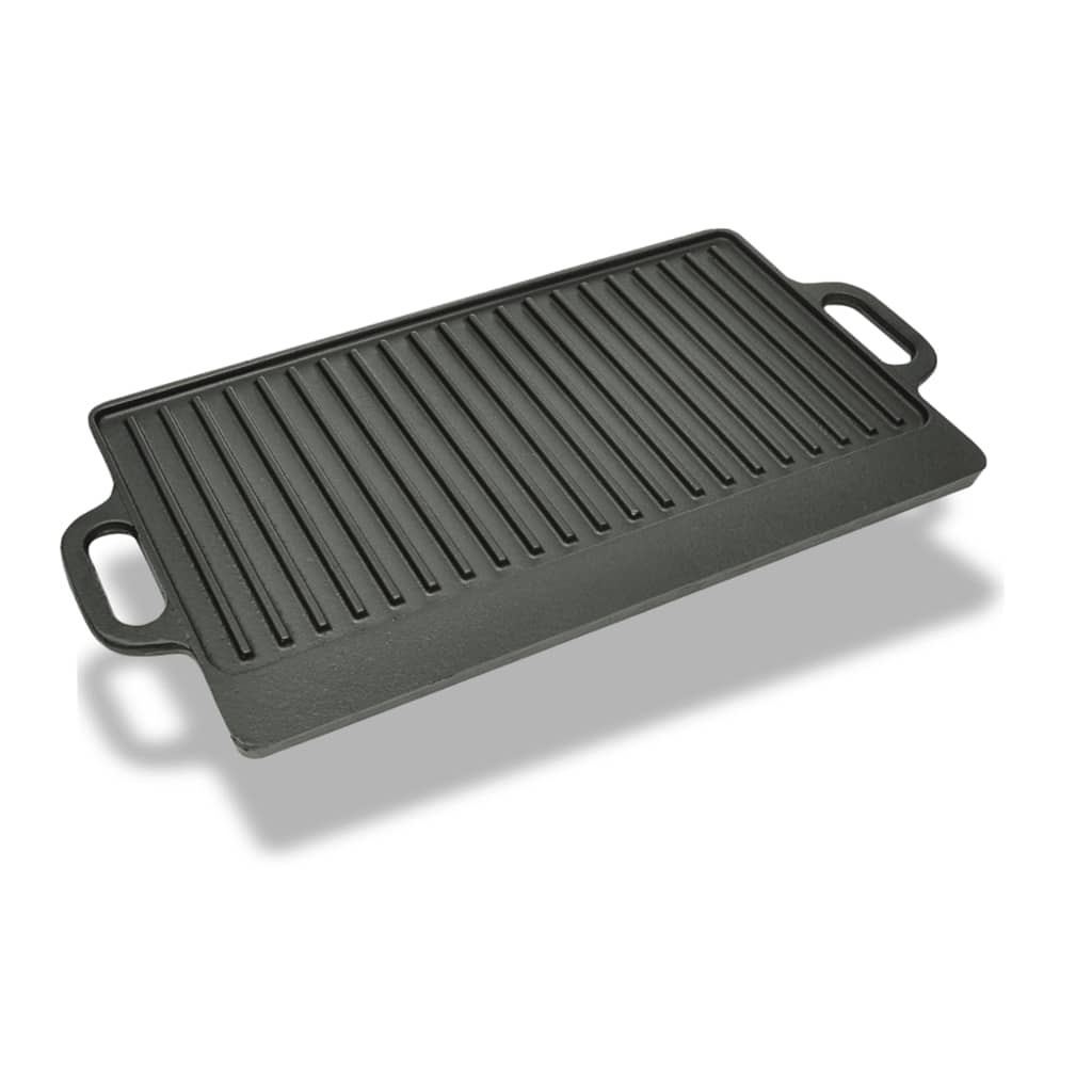 Wende-Grillschale aus Gusseisen 50x23 cm