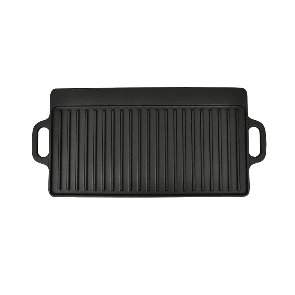 Wende-Grillschale aus Gusseisen 50x23 cm