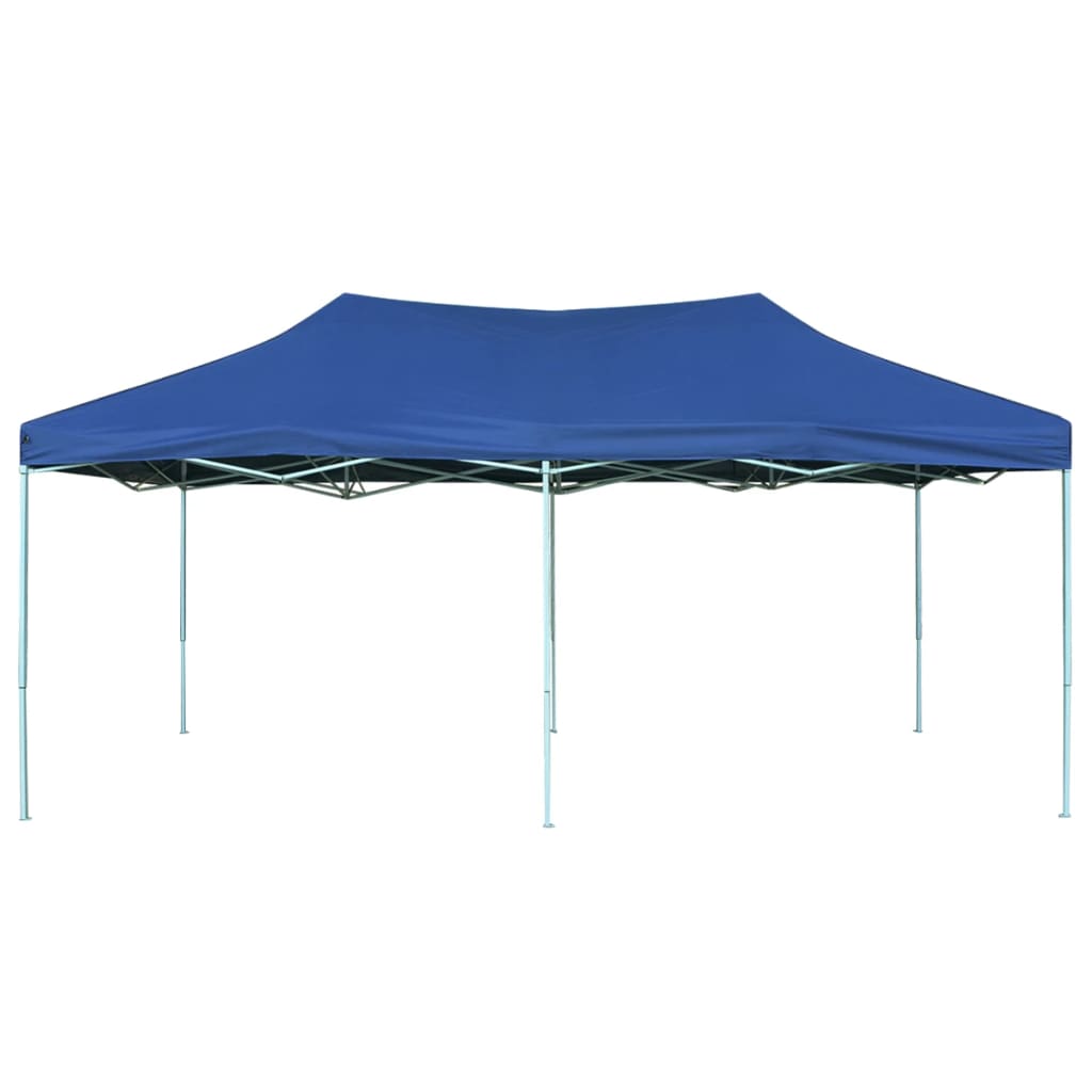 Tente pliable 3 x 6 m Bleu