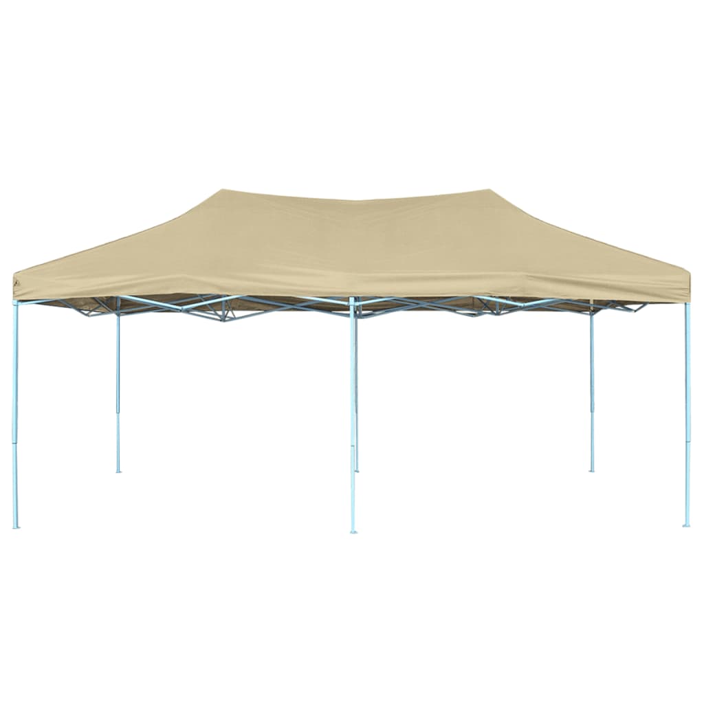 Tente pliable 3 x 6 m Blanc crème