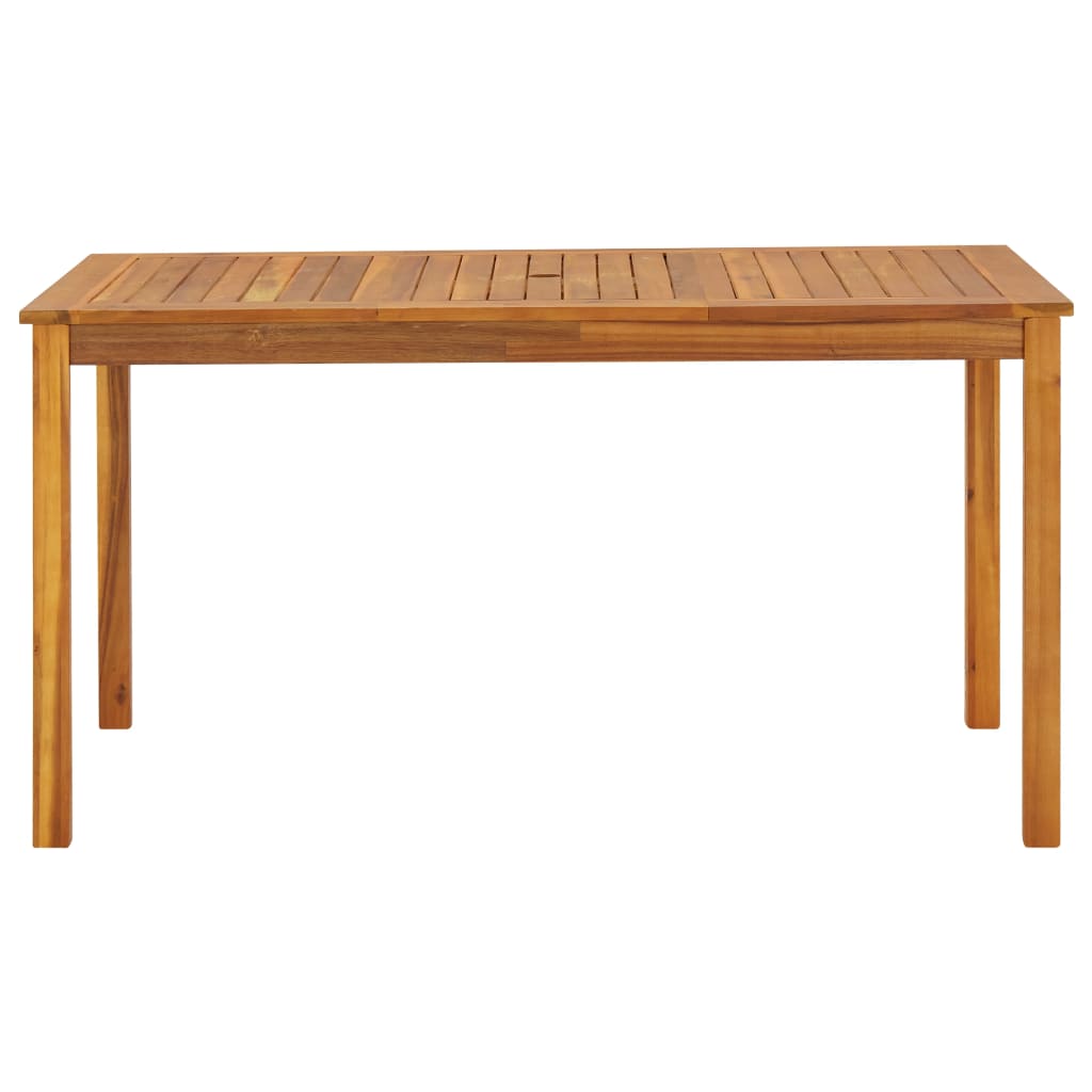 Table de jardin 140x80x74 cm Bois d'acacia massif