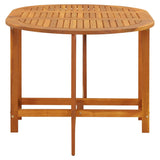 Table de jardin 130x90x72 cm Bois d'acacia massif