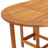 Table de jardin 130x90x72 cm Bois d'acacia massif