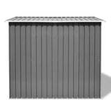 Abri de stockage pour jardin métal gris 257x205x178 cm