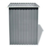 Garden storage shed Metal Grey 204 x 132 x 186 cm