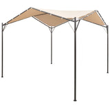 Chapiteau tente 4 x 4 m Beige Acier