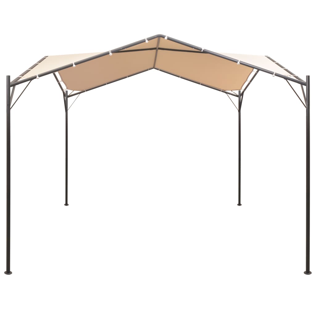 Chapiteau tente 3 x 3 m Acier Beige