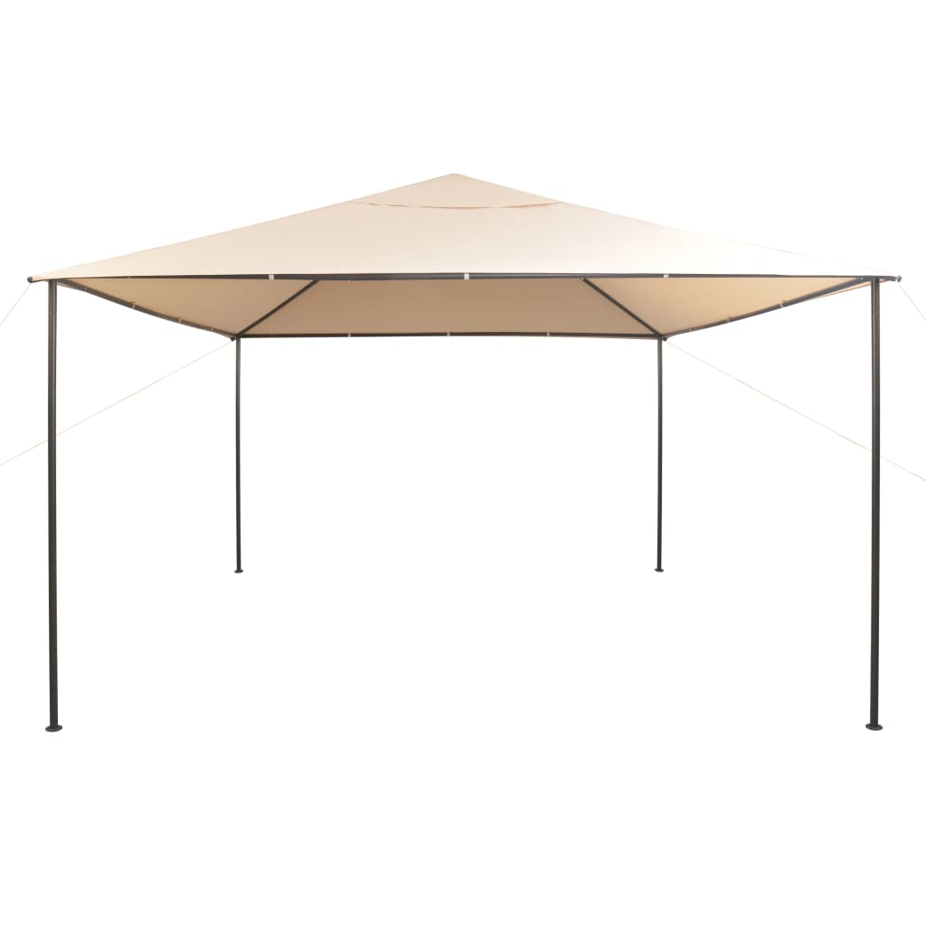 Chapiteau tente 4 x 4 m Acier Beige