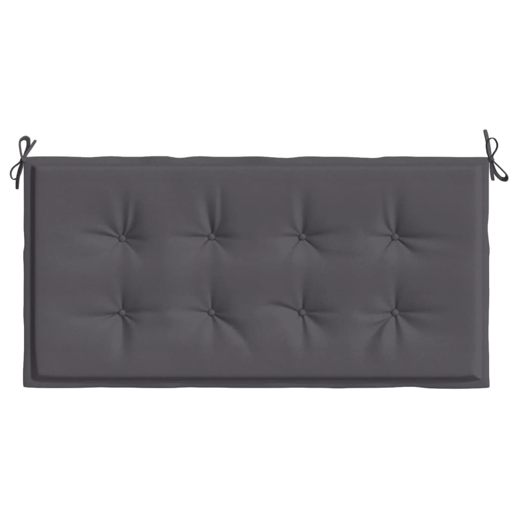 Coussin de banc de jardin anthracite 120x50x3 cm tissu oxford