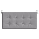 Coussin de banc de jardin gris 120x50x3 cm tissu oxford