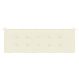 Coussin de banc de jardin crème 150x50x3 cm tissu oxford