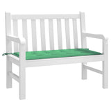 Coussin de banc de jardin vert 100x50x3 cm tissu oxford