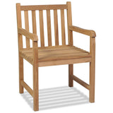 Chaises d'extérieur lot de 2 Bois de teck solide