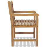 Chaises d'extérieur lot de 2 Bois de teck solide