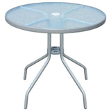 Table de bistro Gris 80x71 cm Acier