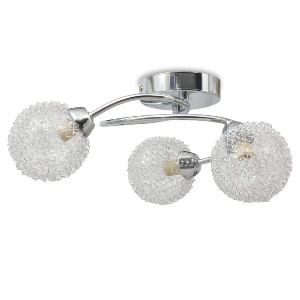 Ceiling light for 3 G9 120 W bulbs