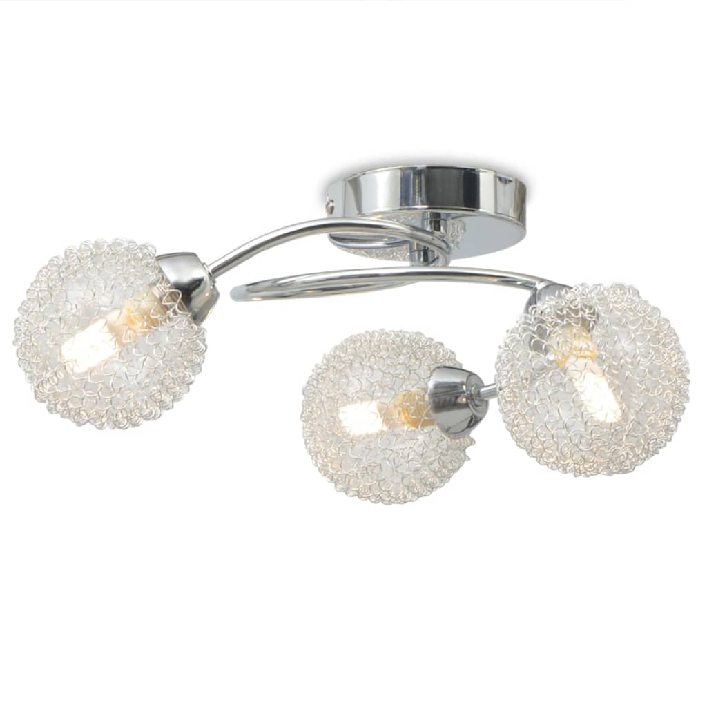 Ceiling light for 3 G9 120 W bulbs