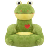 Chaise pour enfants en peluche Grenouille Verte