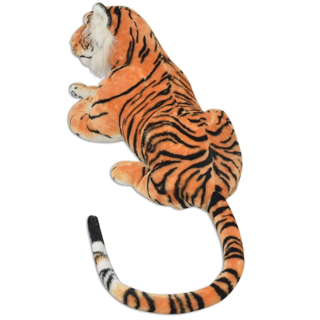 Tigre en peluche Marron XXL