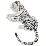 Tigre en peluche Blanc XXL