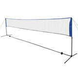 Badminton net with shuttlecocks 600 x 155 cm