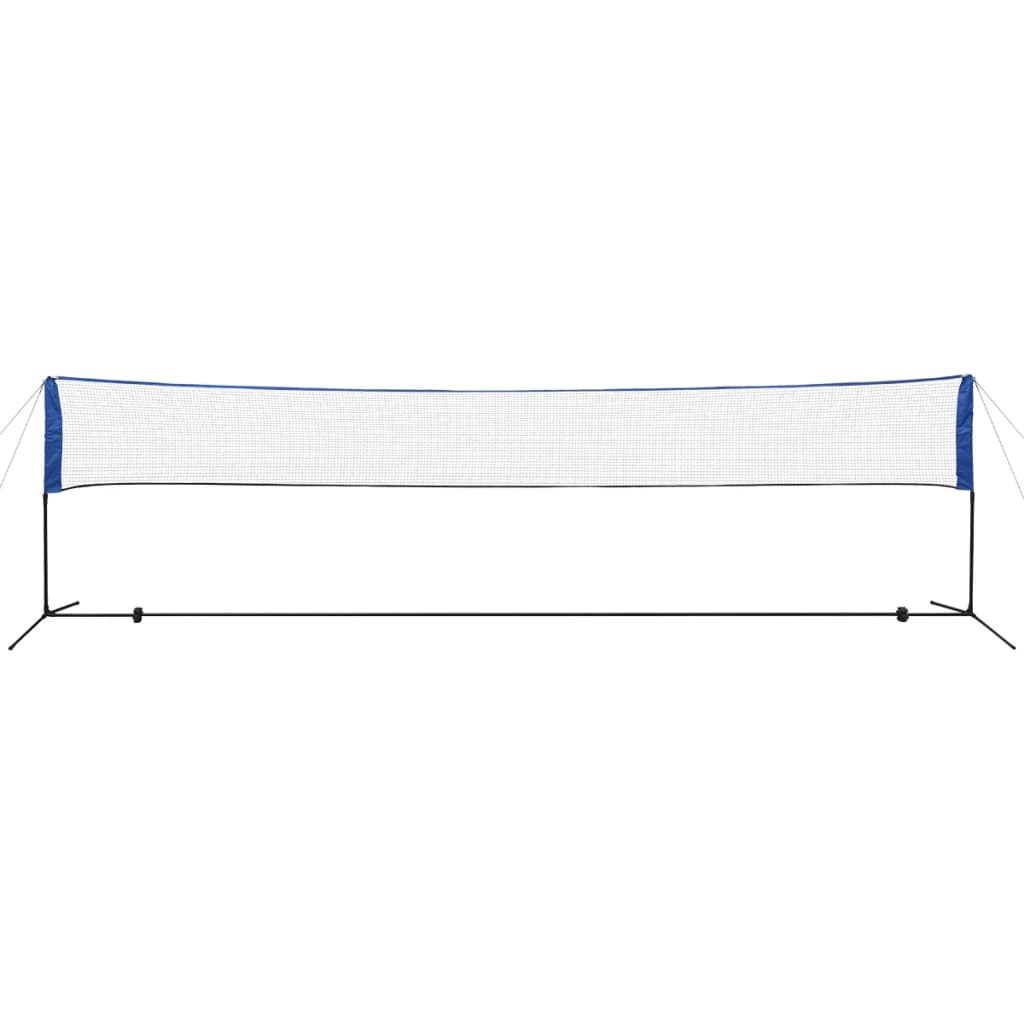 Badminton net with shuttlecocks 600 x 155 cm