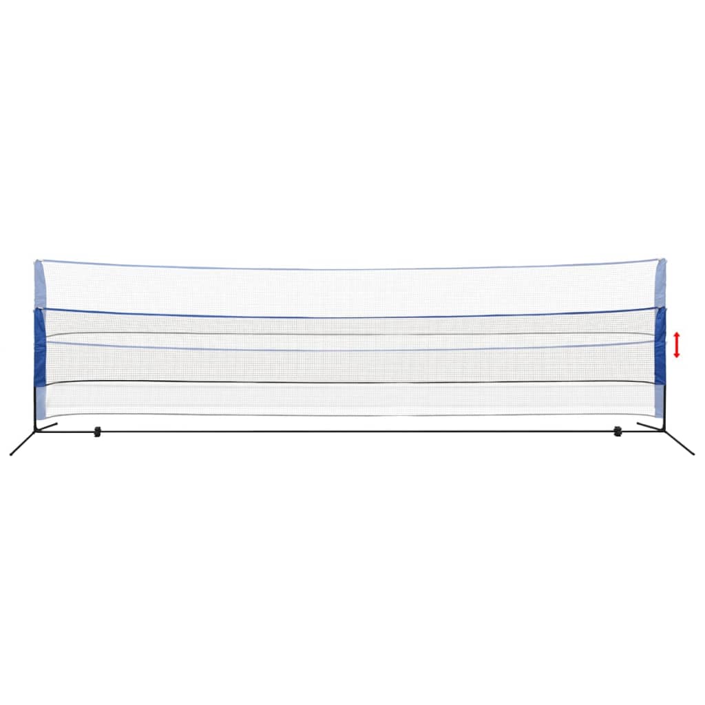 Badminton net with shuttlecocks 600 x 155 cm