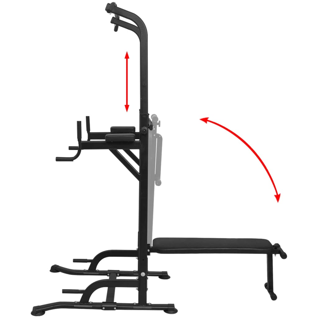 Tour de musculation avec banc d'assise