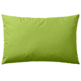 Oreiller d'extérieur lot de 2 60 x 40 cm Vert pomme