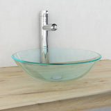 Lavabo Verre trempé 42 cm Transparent