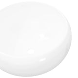 Lavabo ronde Céramique Blanc 40 x 15 cm