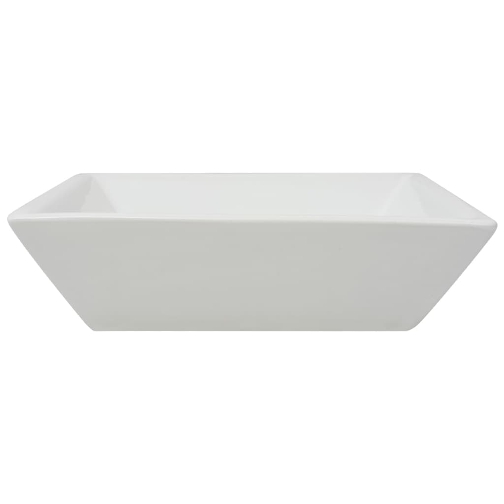 Lavabo carrée Céramique Blanc 41,5 x 41,5 x 12 cm