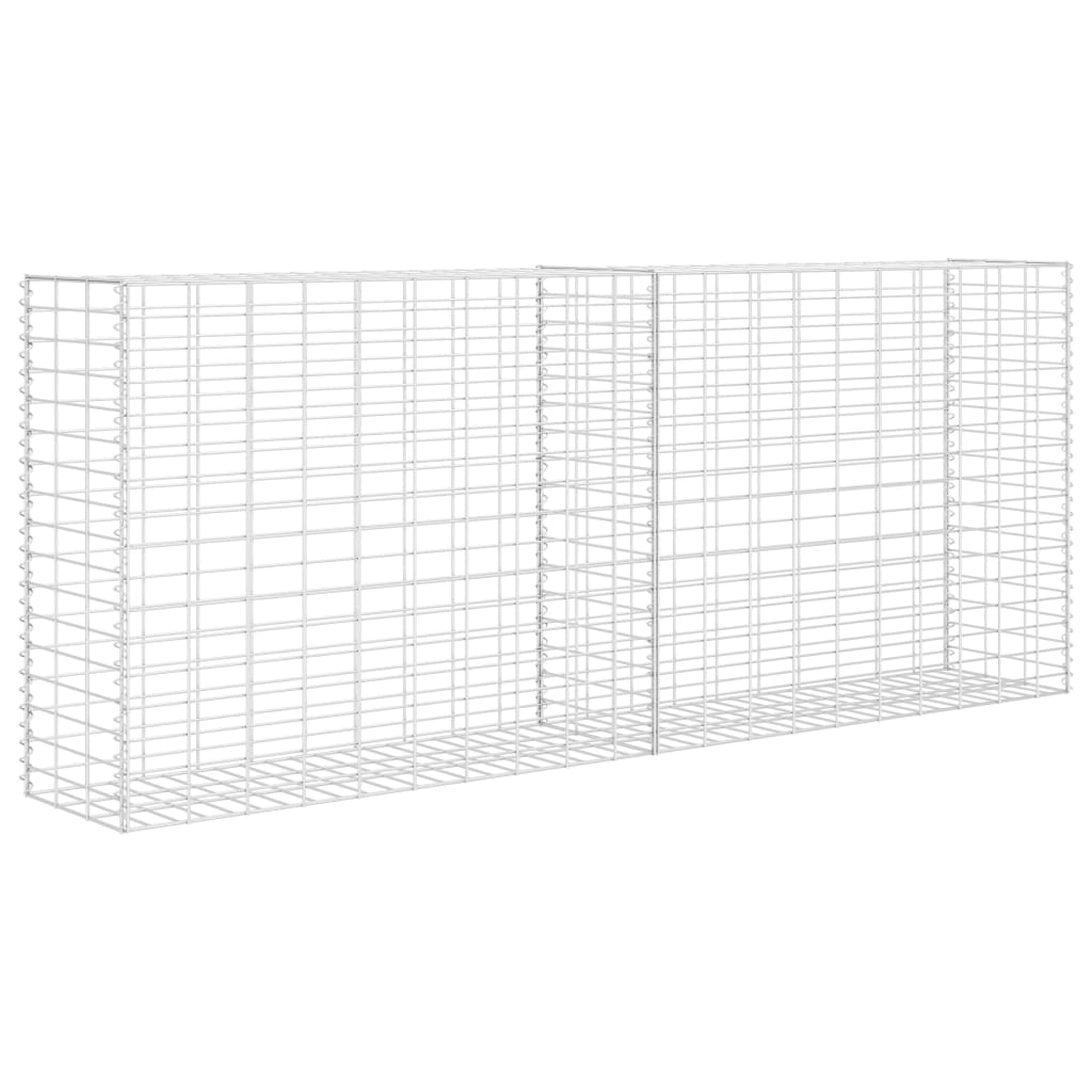 Gabion basket Stainless steel 85x30x200 cm