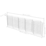 Panier de gabion Acier galvanisé 300x30x100 cm