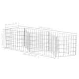 Panier de gabion Acier galvanisé 120x30x50 cm