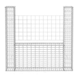 U-shaped gabion basket Galvanized steel 160x20x150 cm