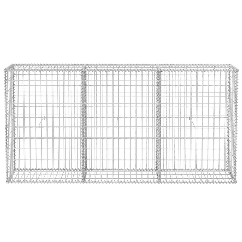 Panier de gabion Acier galvanisé 200x30x100 cm